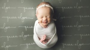 Denver, Colorado Newborn Baby Photographer Wrapped pose